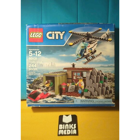 60131 CROOKS ISLAND lego city town SEALED legos set police HELICOPTER - Picture 1 of 12